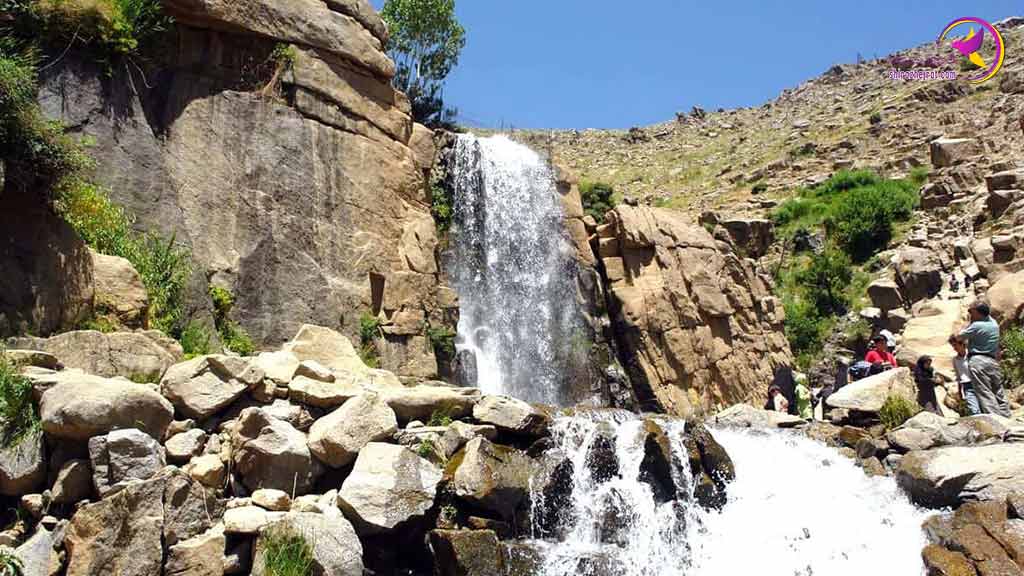 آبشار زیبای ایران - آبشار گنج نامه